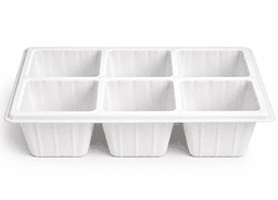 Plaque 6 alvéoles — vue 3